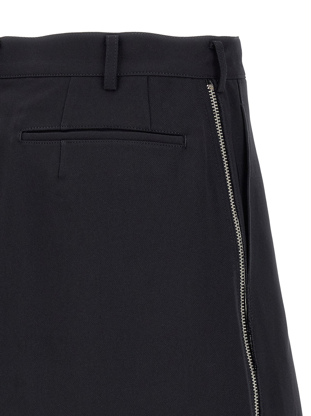 Comme Des Garçons Blue Polyester Bermuda Shorts