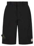 Undercover Black Polyester Bermuda Shorts