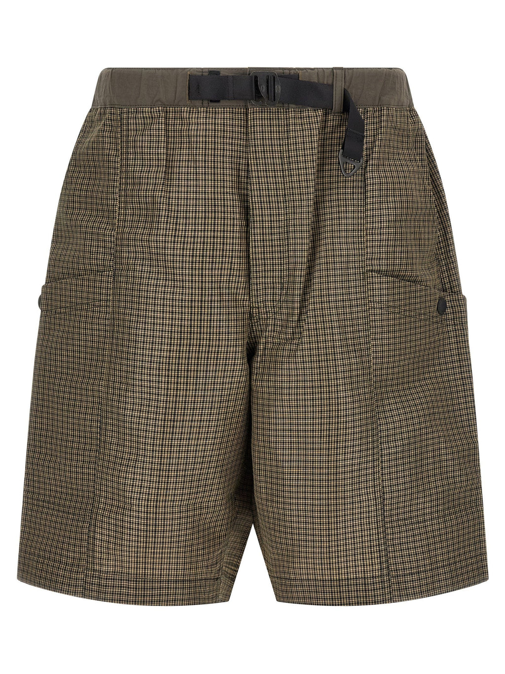 Comme Des Garçons Bicolor Linen Bermuda Shorts
