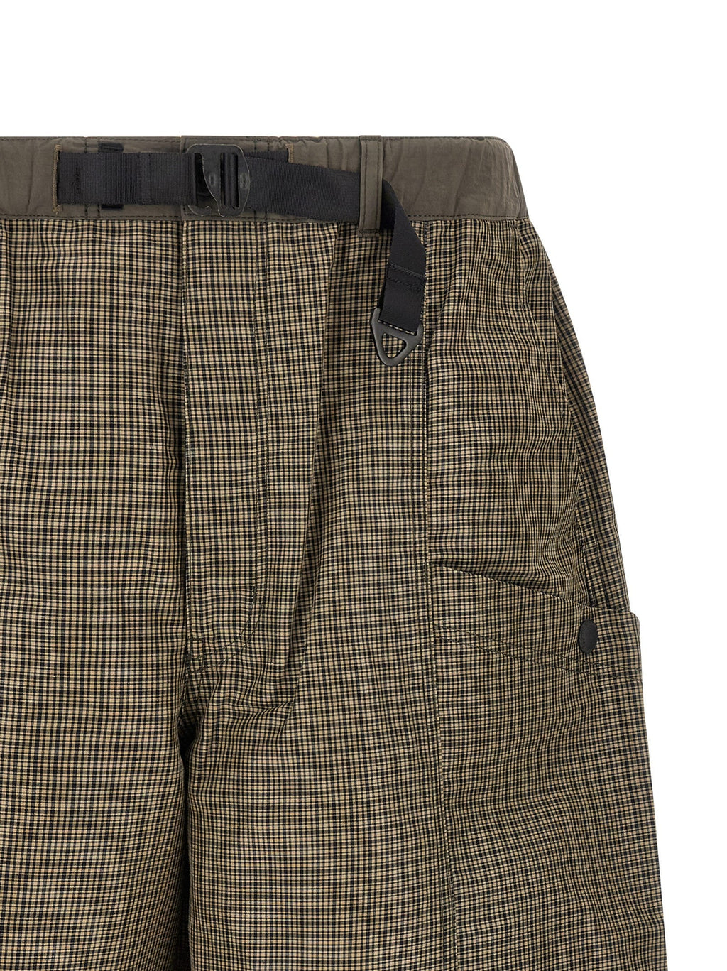 Comme Des Garçons Bicolor Linen Bermuda Shorts