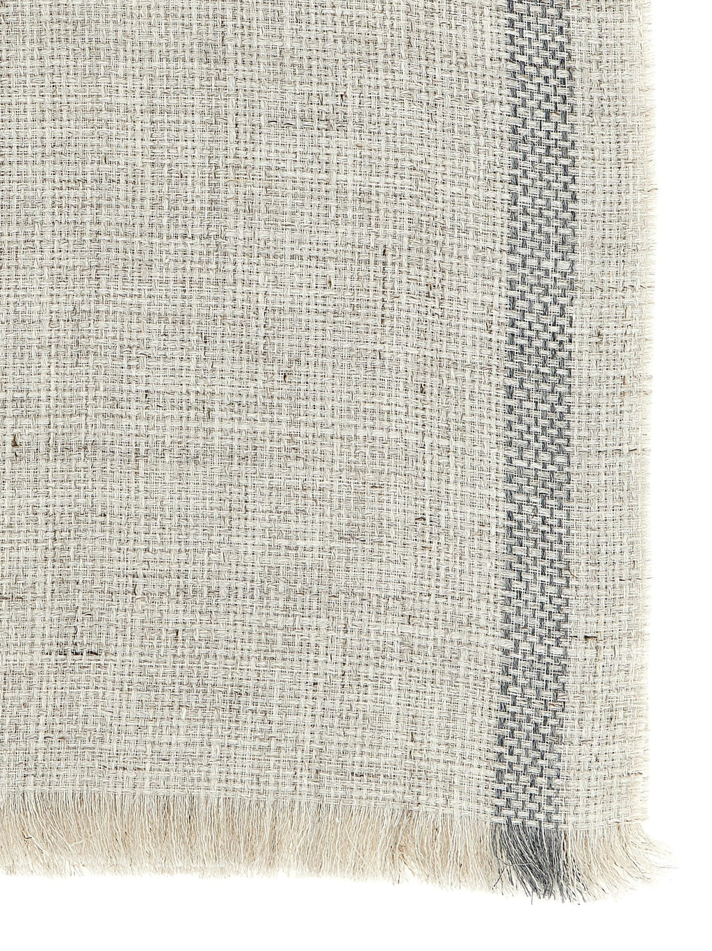 Brunello Cucinelli Gray Linen Scarf