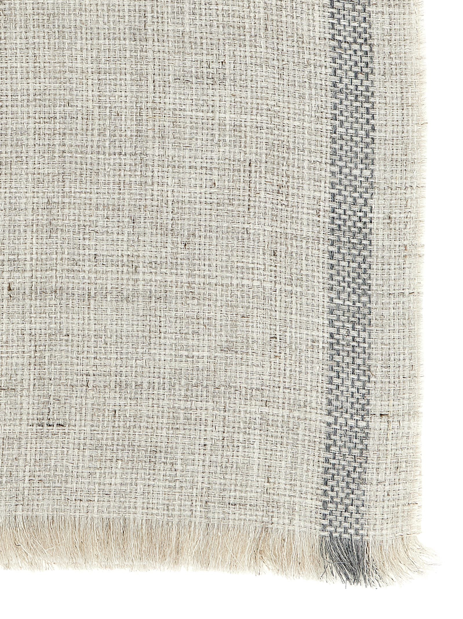 Brunello Cucinelli Gray Linen Scarf