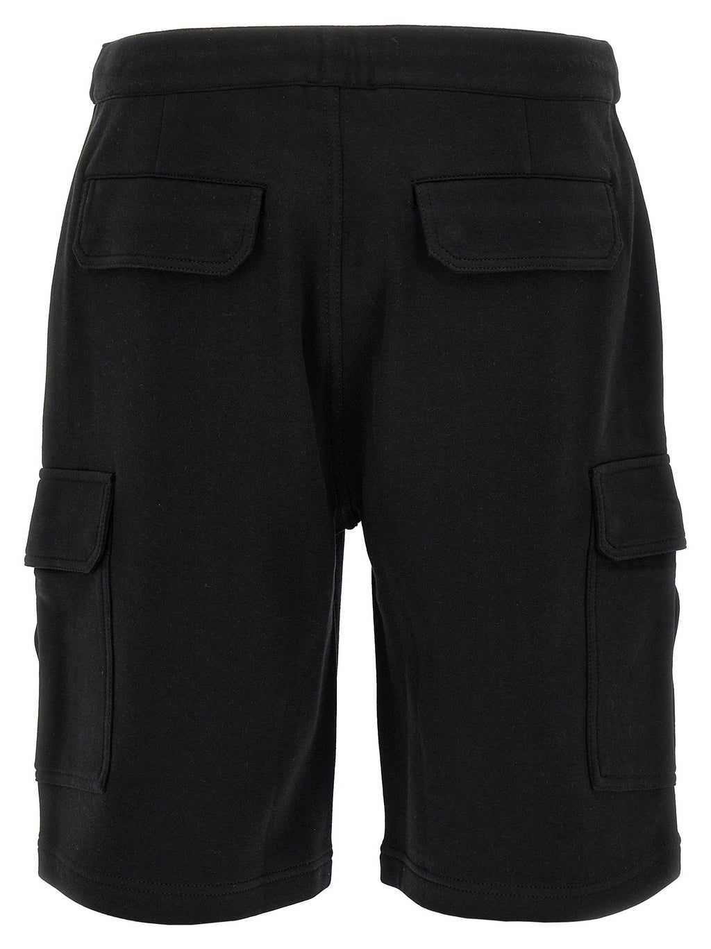 Brunello Cucinelli Black Cotton Bermuda Shorts