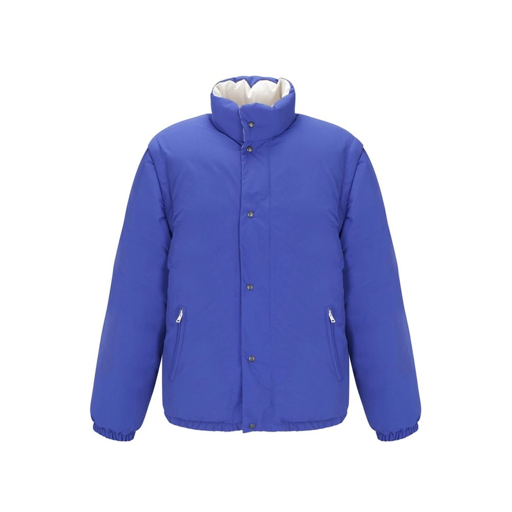 Gucci Blue Polyamide Full-Length Jacket