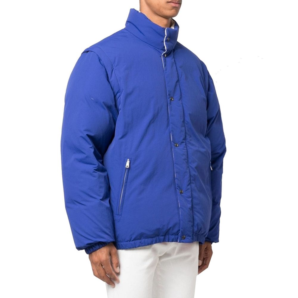Gucci Blue Polyamide Full-Length Jacket