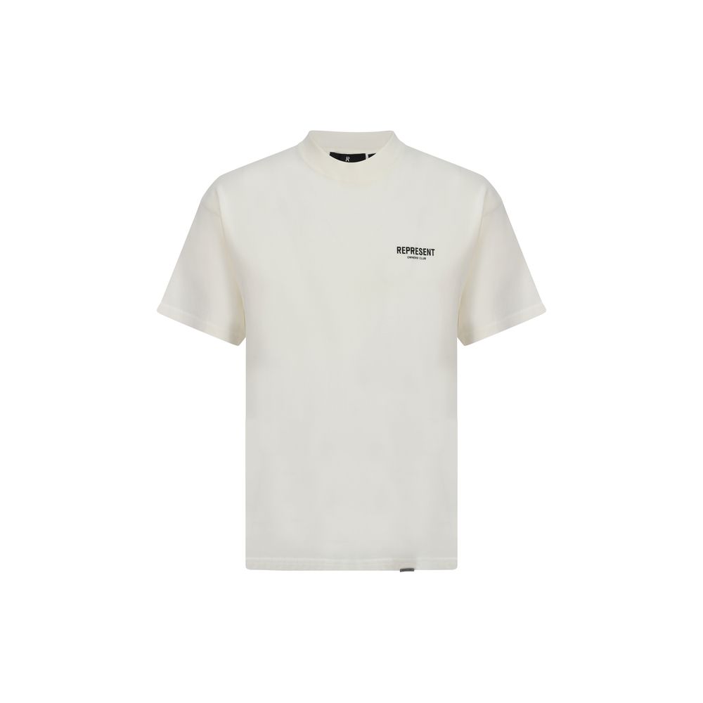 Represent White Cotton T-Shirt