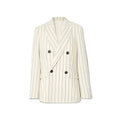 Brunello Cucinelli White Wool Blazer