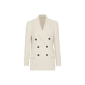 Brunello Cucinelli White Cotton Blazer