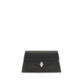 Alexander McQueen Black Calf Leather Bos Taurus Clutch Bag