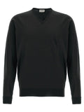 JOHN SMEDLEY Black Merino Wool Cardigan