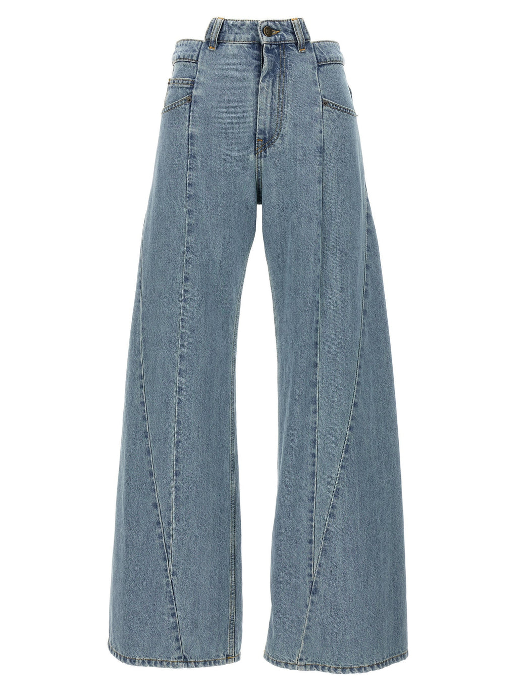 Maison Margiela Blue Cotton Jeans Denim