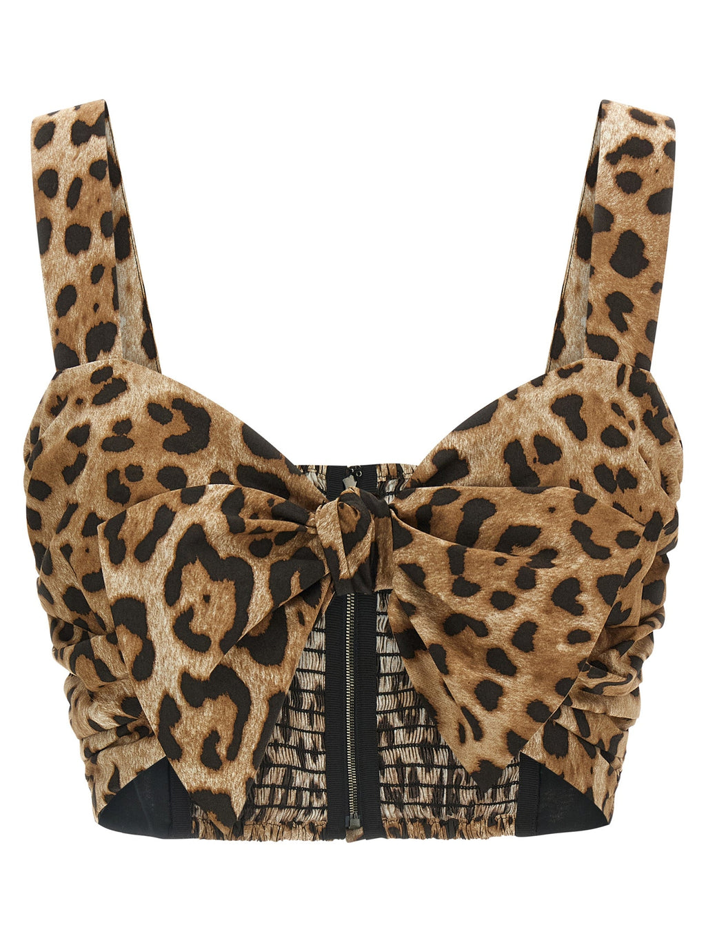 Dolce & Gabbana Brown Cotton Blouse