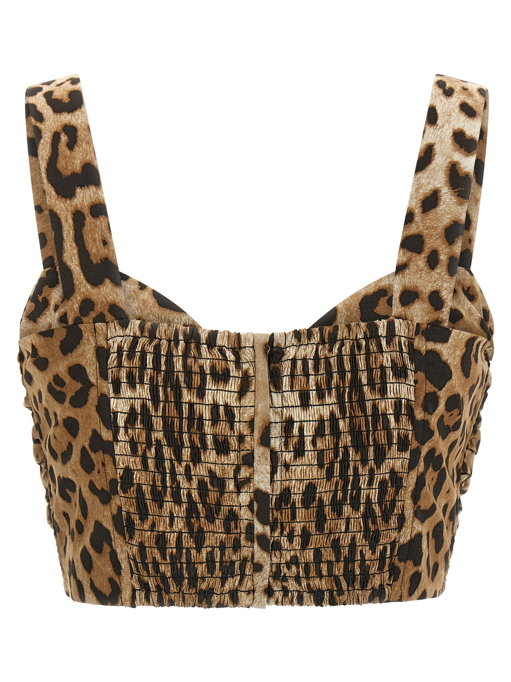 Dolce & Gabbana Brown Cotton Blouse