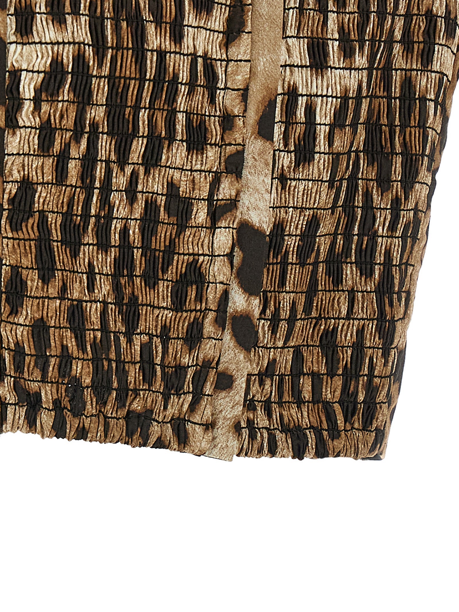 Dolce & Gabbana Brown Cotton Blouse
