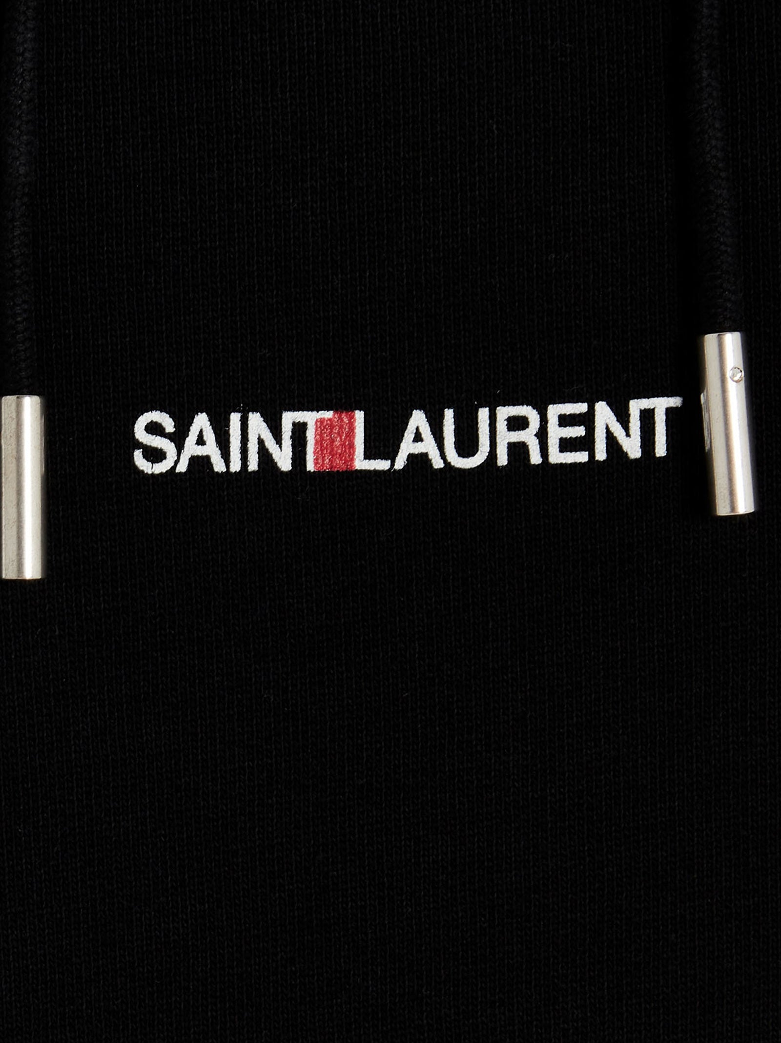 Saint Laurent Black Cotton Sweatshirt