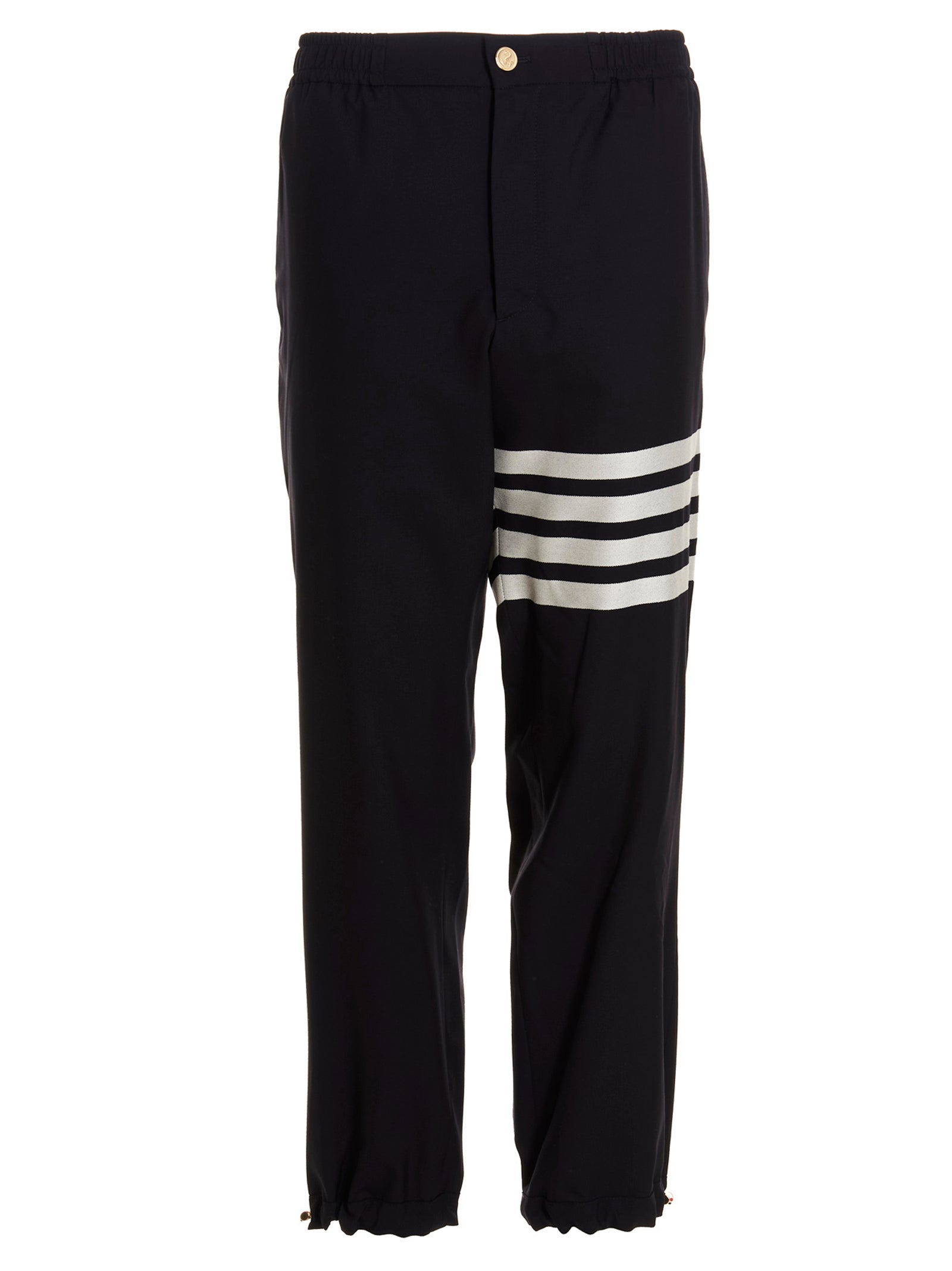 Thom Browne Blue Wool Athletic Pants