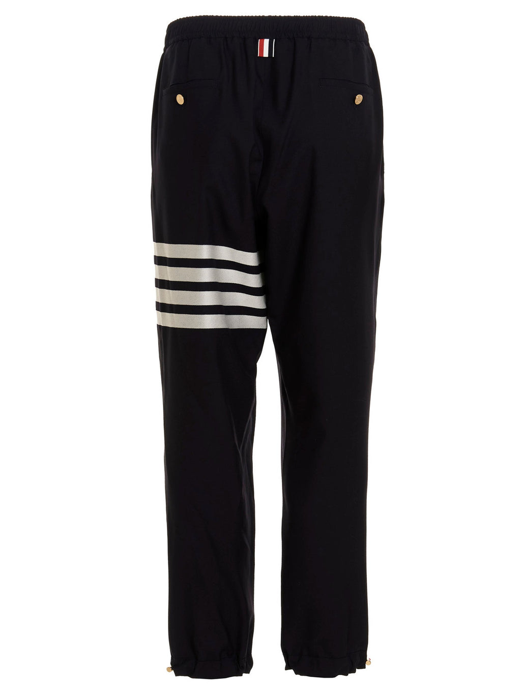 Thom Browne Blue Wool Athletic Pants