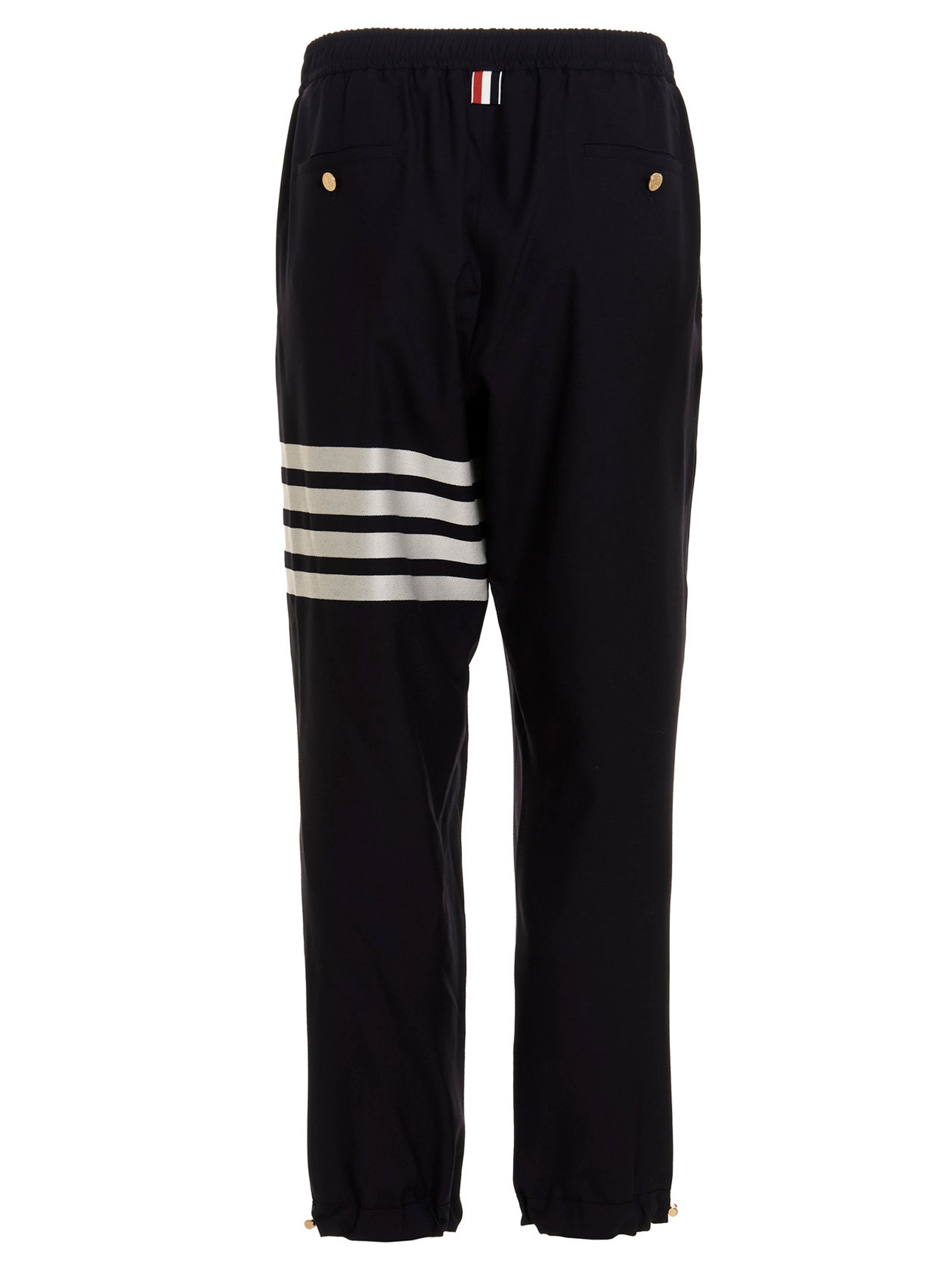 Thom Browne Blue Wool Athletic Pants