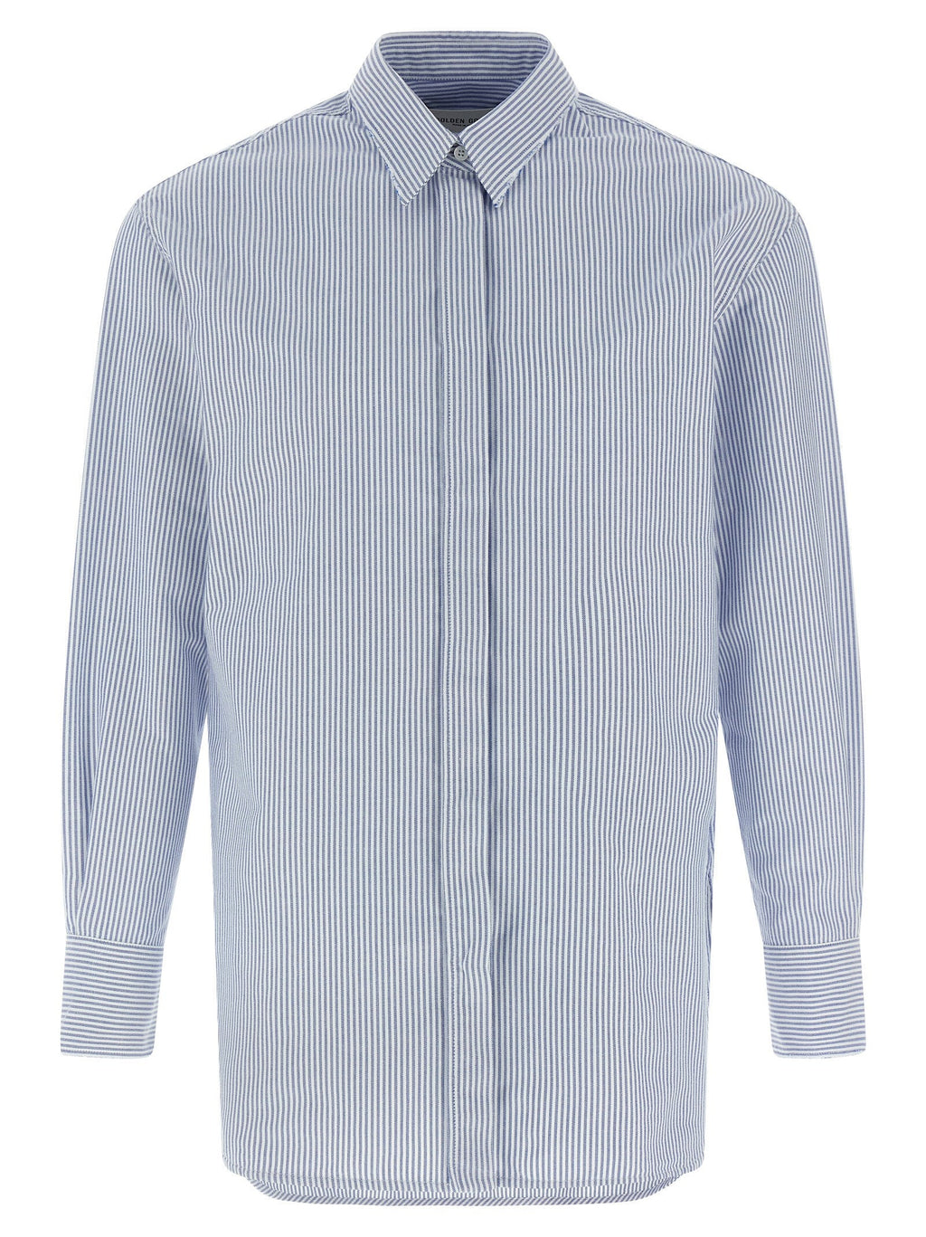 Golden Goose Blue Cotton Blouse