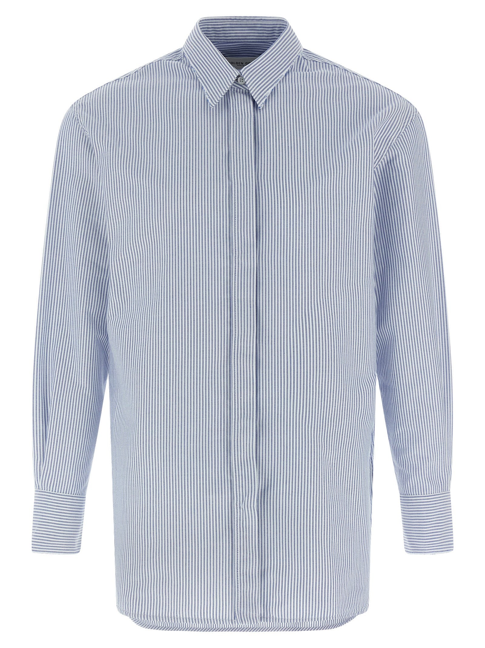 Golden Goose Blue Cotton Blouse