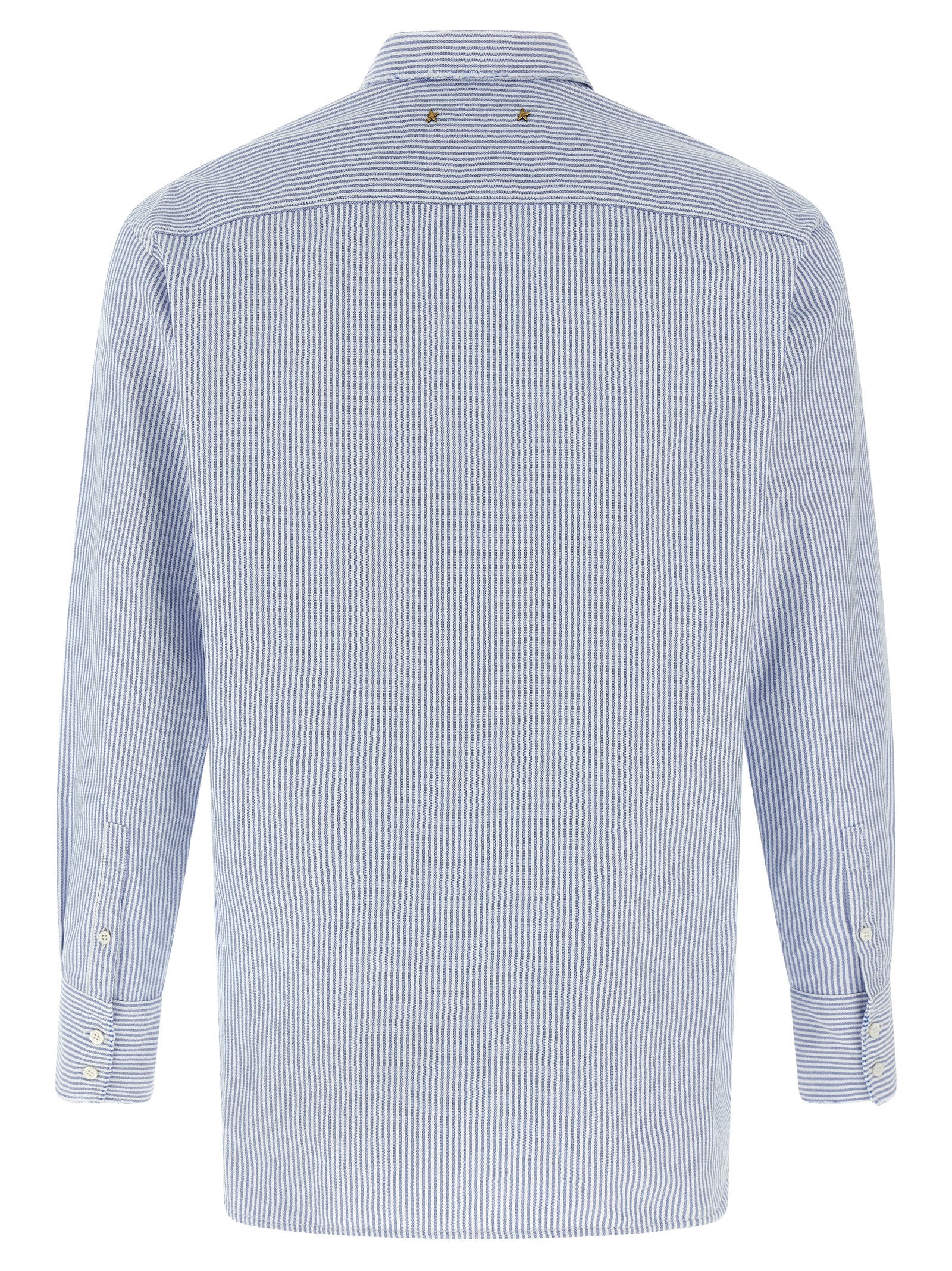 Golden Goose Blue Cotton Blouse
