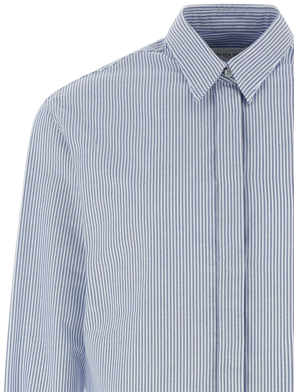 Golden Goose Blue Cotton Blouse
