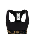 Versace Black Polyamide Sport Bra