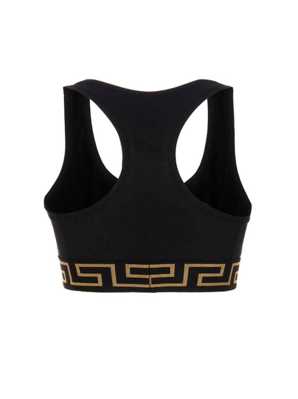 Versace Black Polyamide Sport Bra