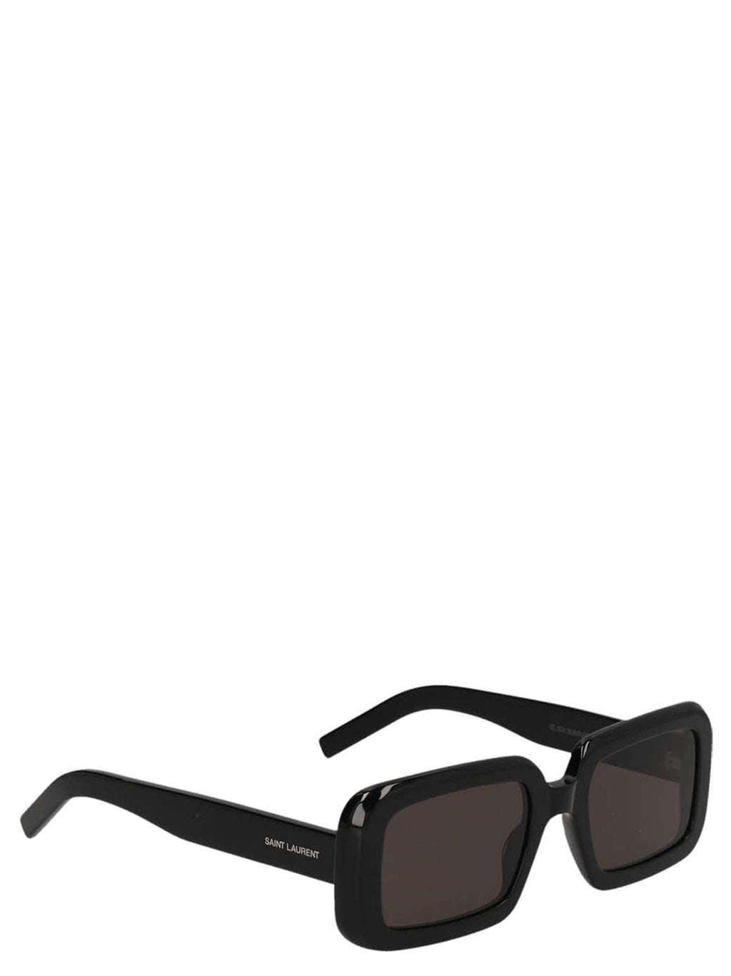 Saint Laurent Black Acetate Sunglasses
