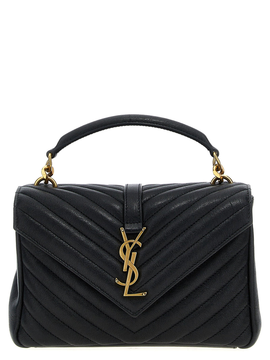 Saint Laurent Black Calfskin Crossbody Bag