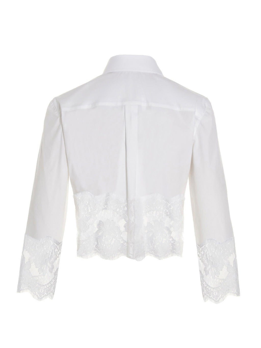 Dolce & Gabbana White Cotton Blouse