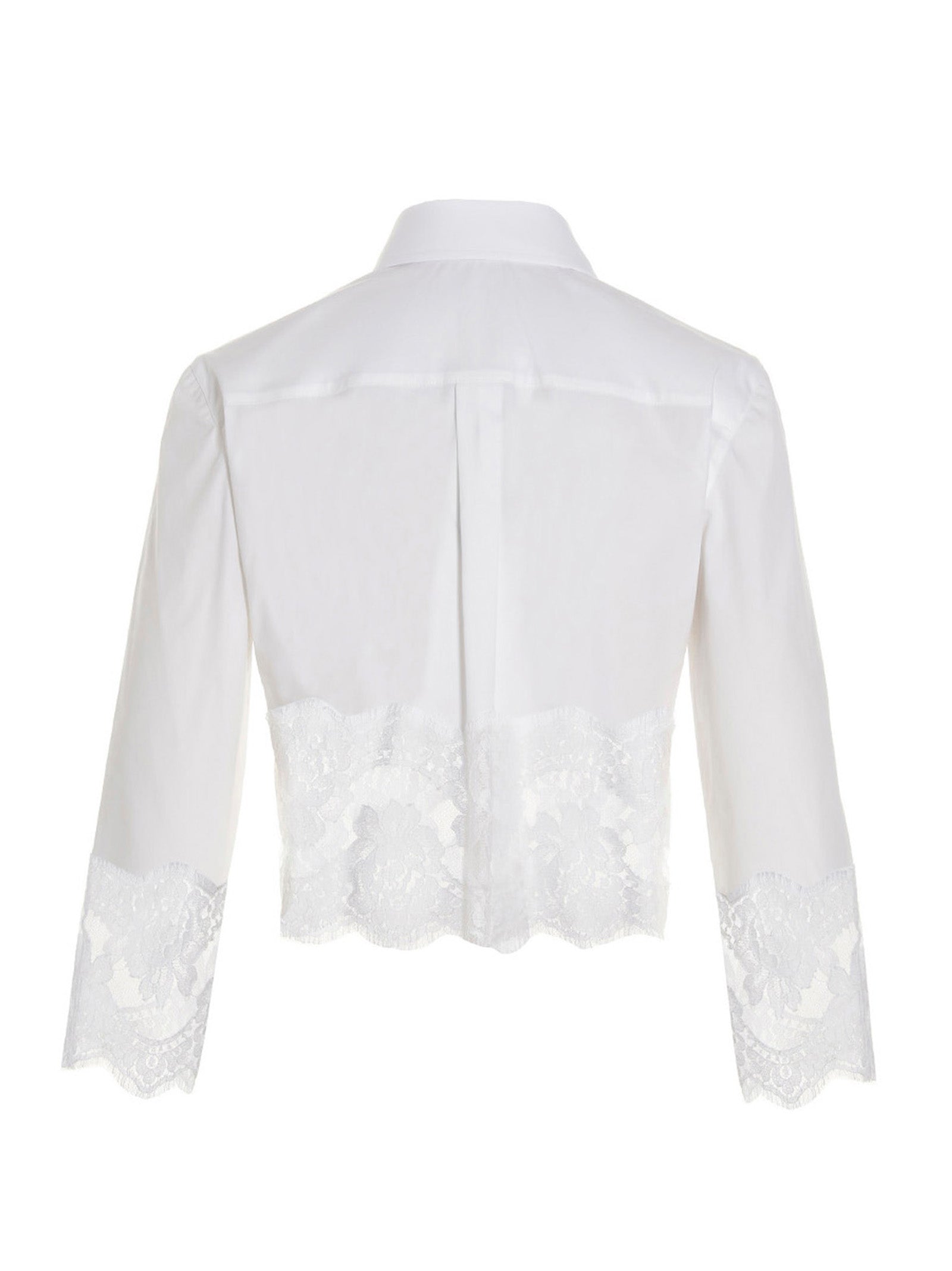 Dolce & Gabbana White Cotton Blouse
