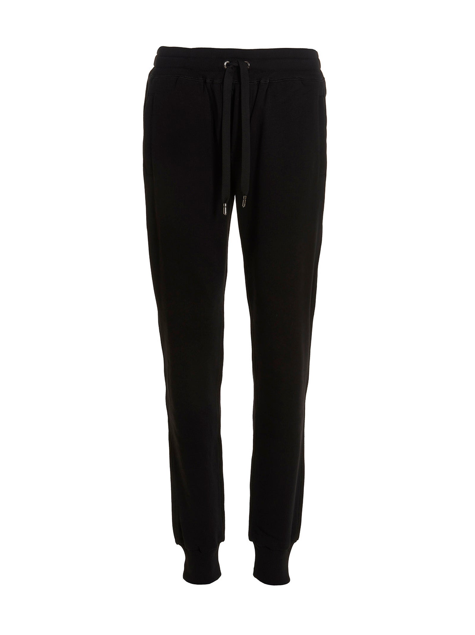 Dolce & Gabbana Black Cotton Joggers (Workout Pants)