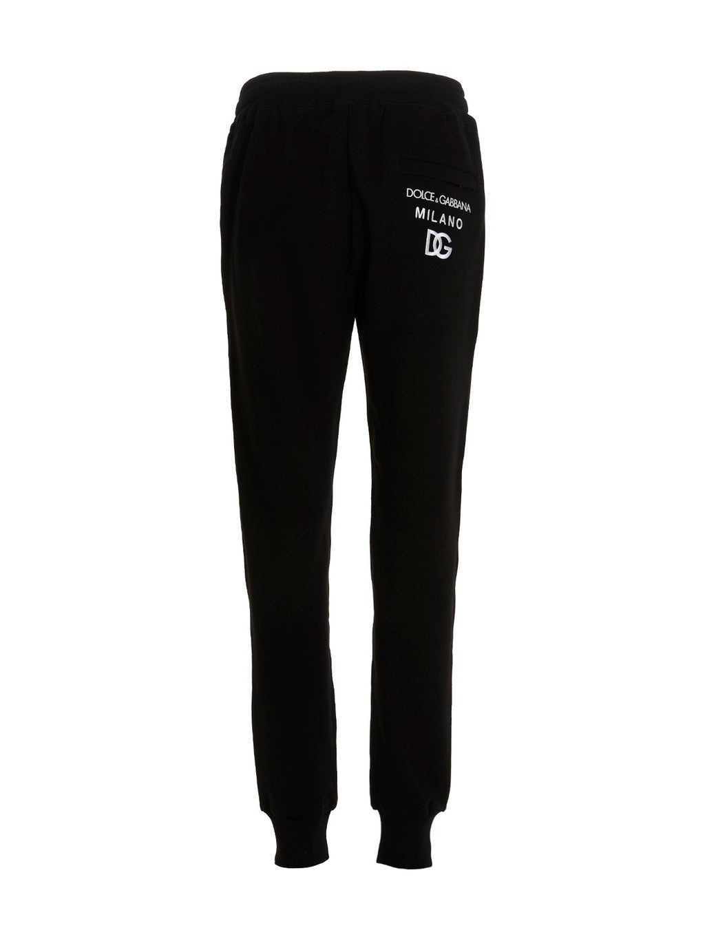 Dolce & Gabbana Black Cotton Joggers (Workout Pants)