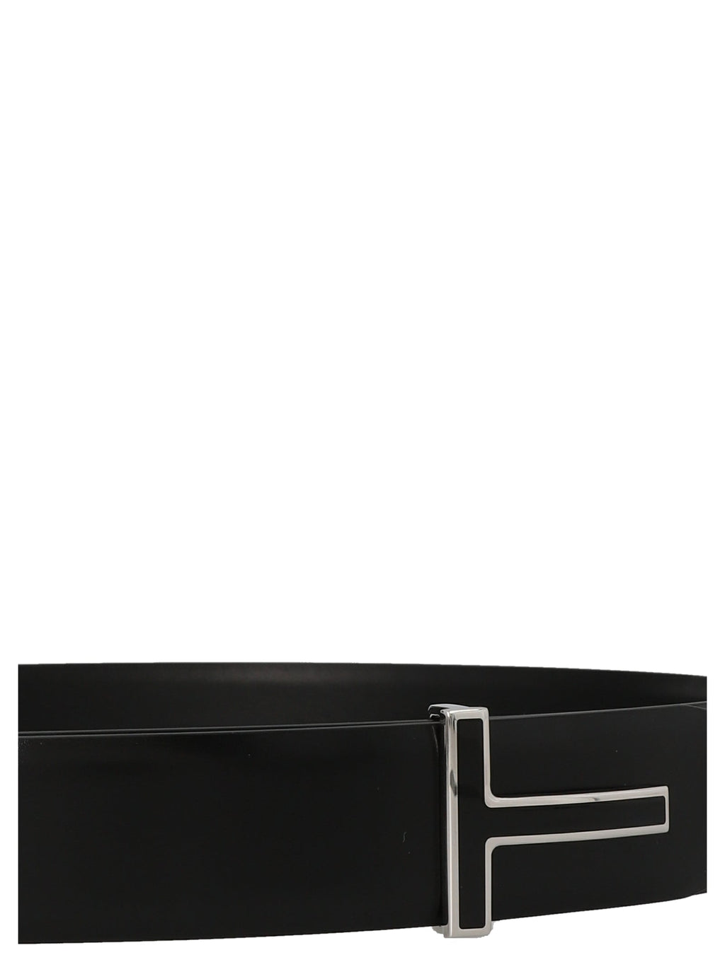 Tom Ford Black Calfskin Regular Belt