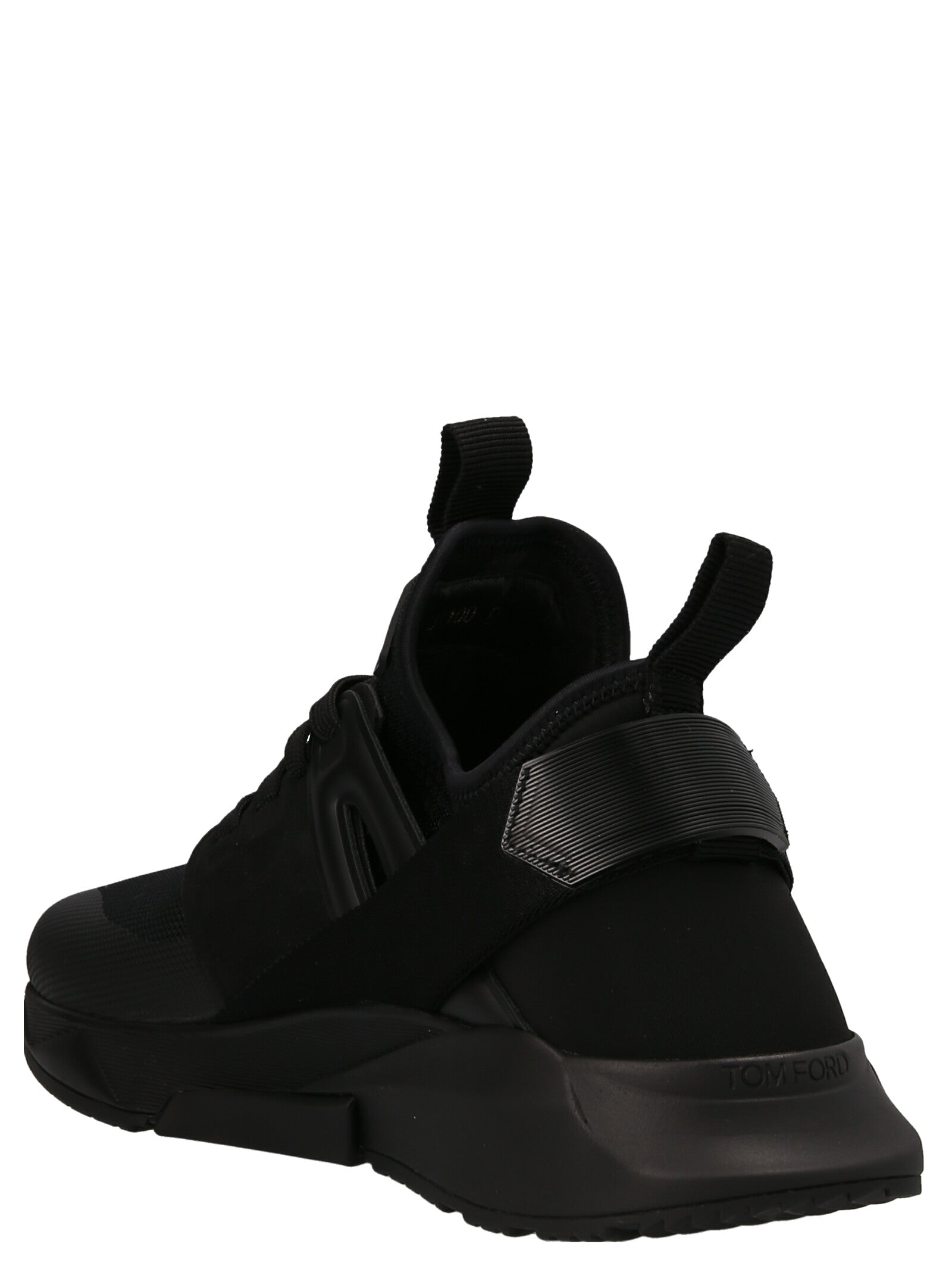 Tom Ford Black Polyethylene Athletic Sneakers
