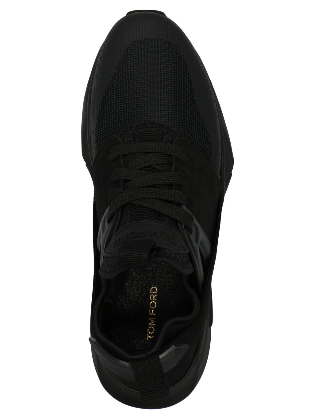 Tom Ford Black Polyethylene Athletic Sneakers