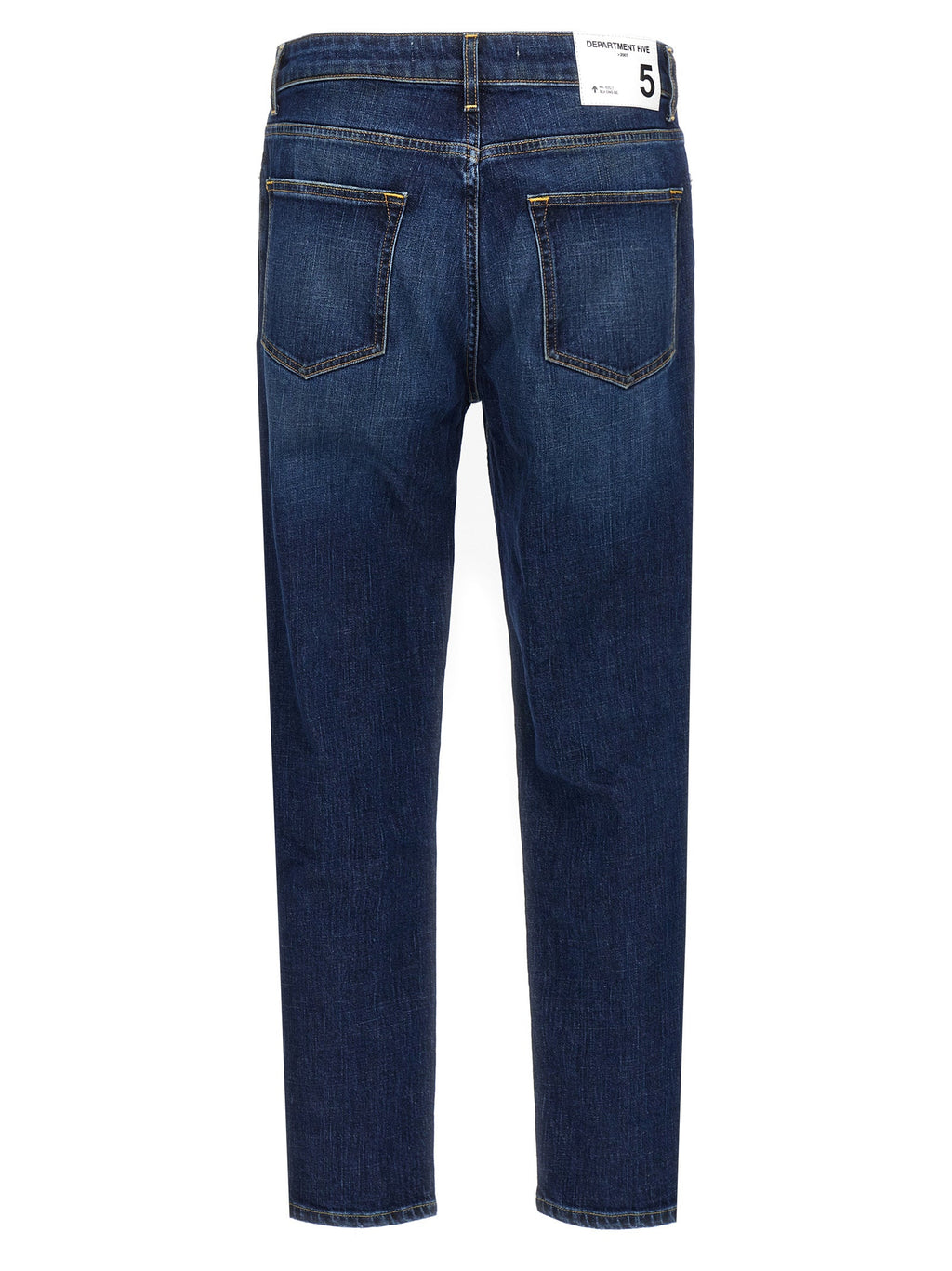Department 5 Blue Cotton Straight-Leg Jeans