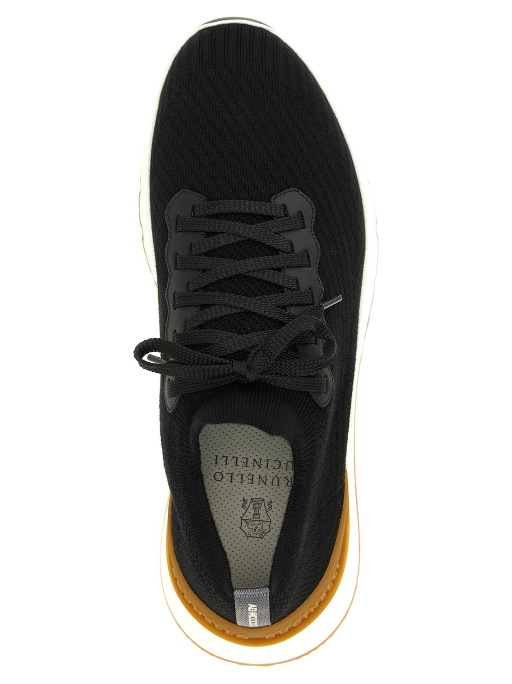 Brunello Cucinelli Black Polyethylene Athletic Sneakers Brunello Cucinelli