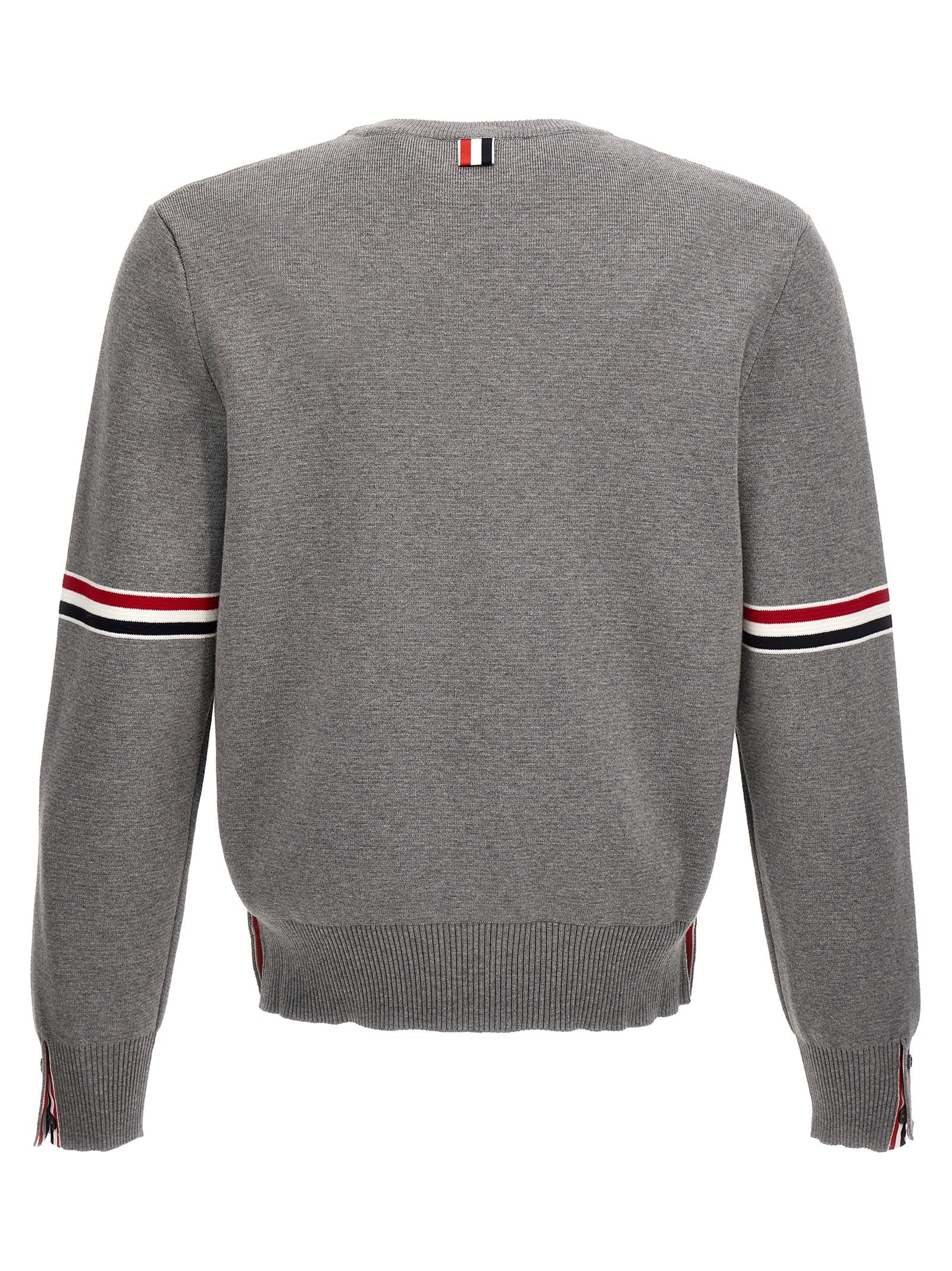 Thom Browne Gray Cotton Cardigan