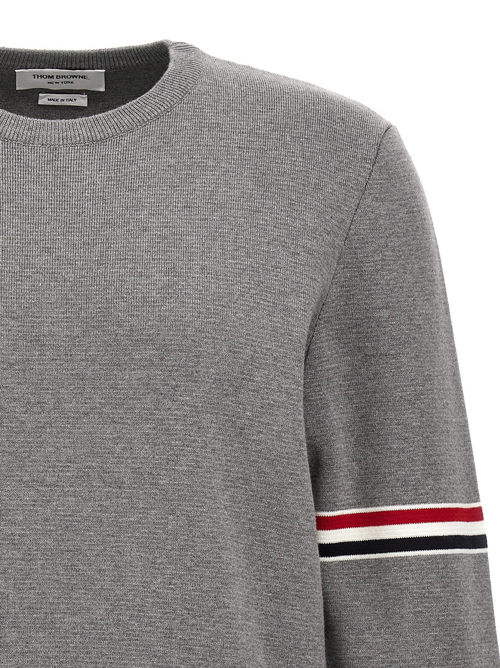 Thom Browne Gray Cotton Cardigan