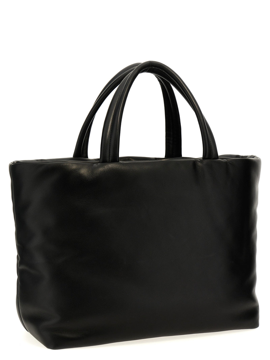 Saint Laurent Black Lamb Leather Tote Bag