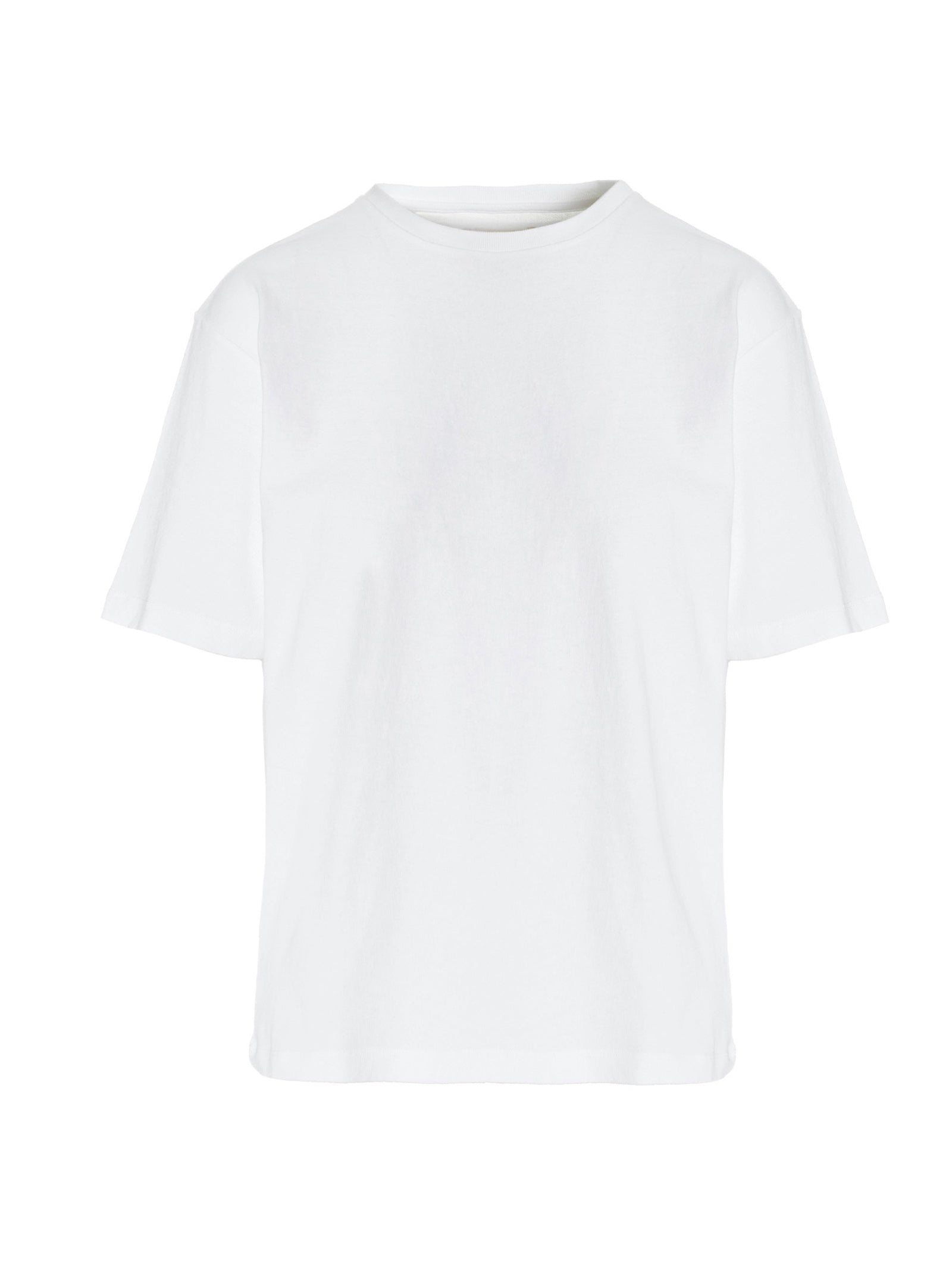 Khaite White Cotton T-Shirt