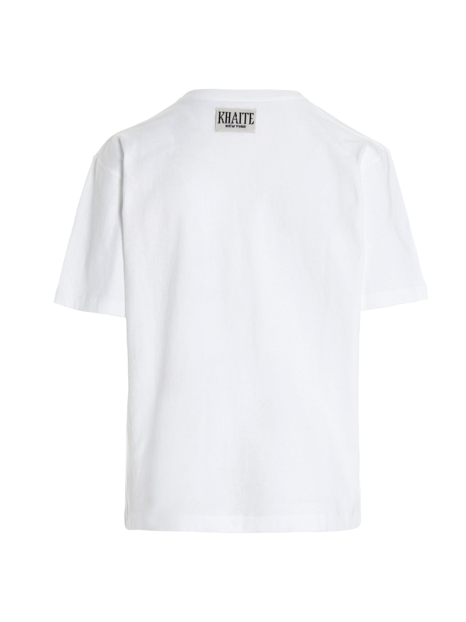 Khaite White Cotton T-Shirt