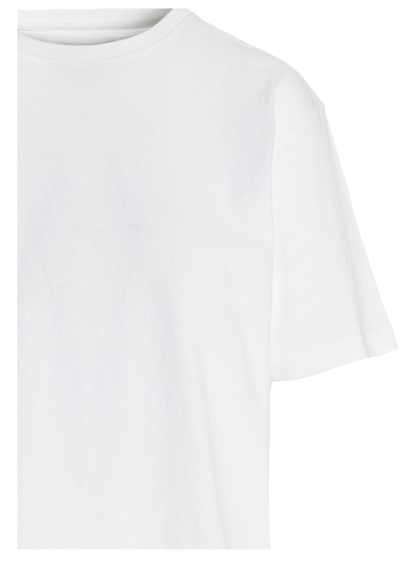 Khaite White Cotton T-Shirt