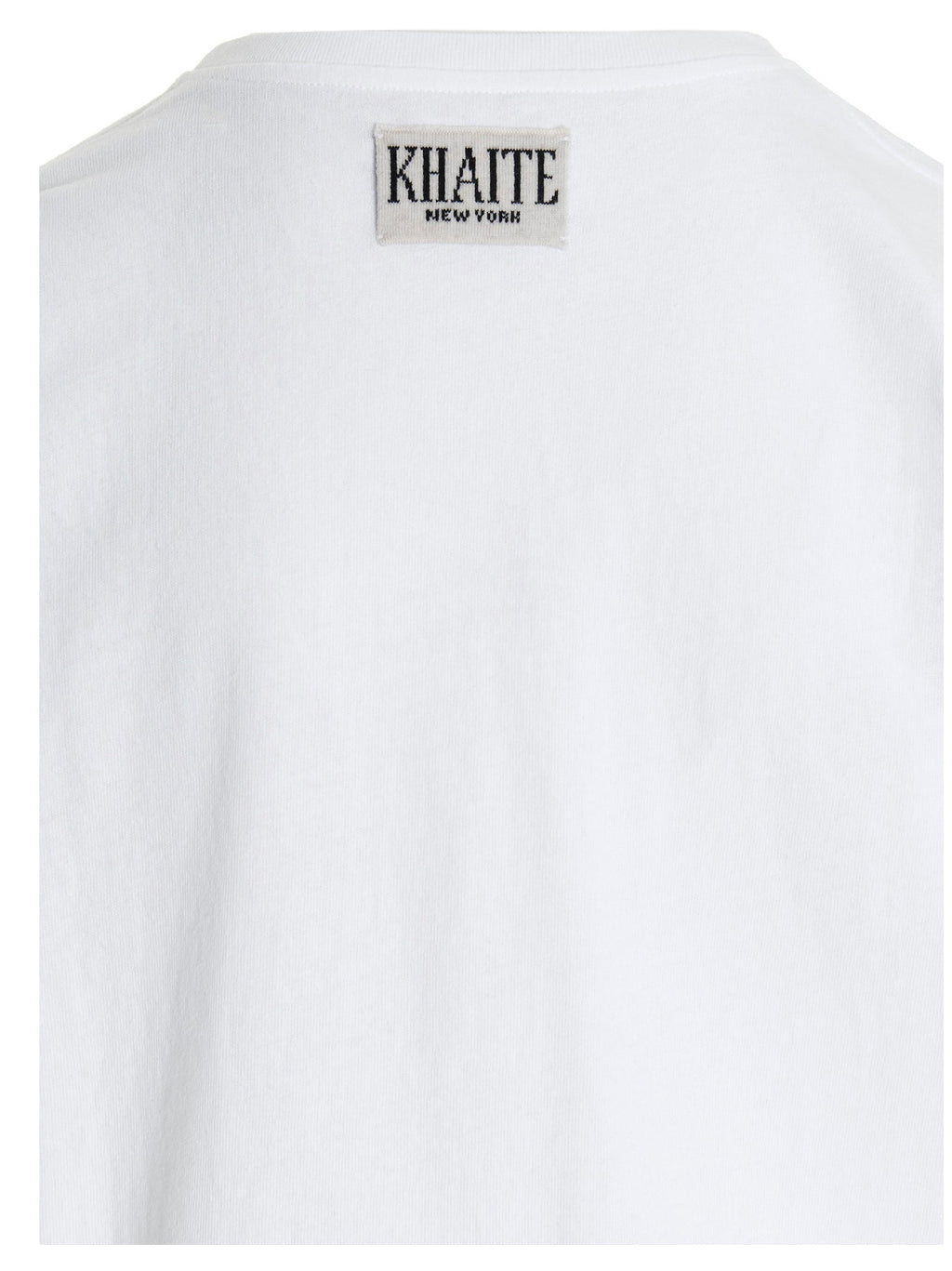 Khaite White Cotton T-Shirt