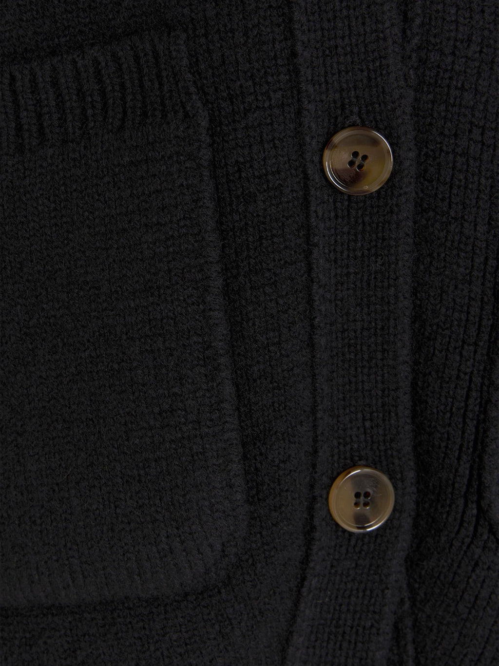 Khaite Black Cashmere Cardigan