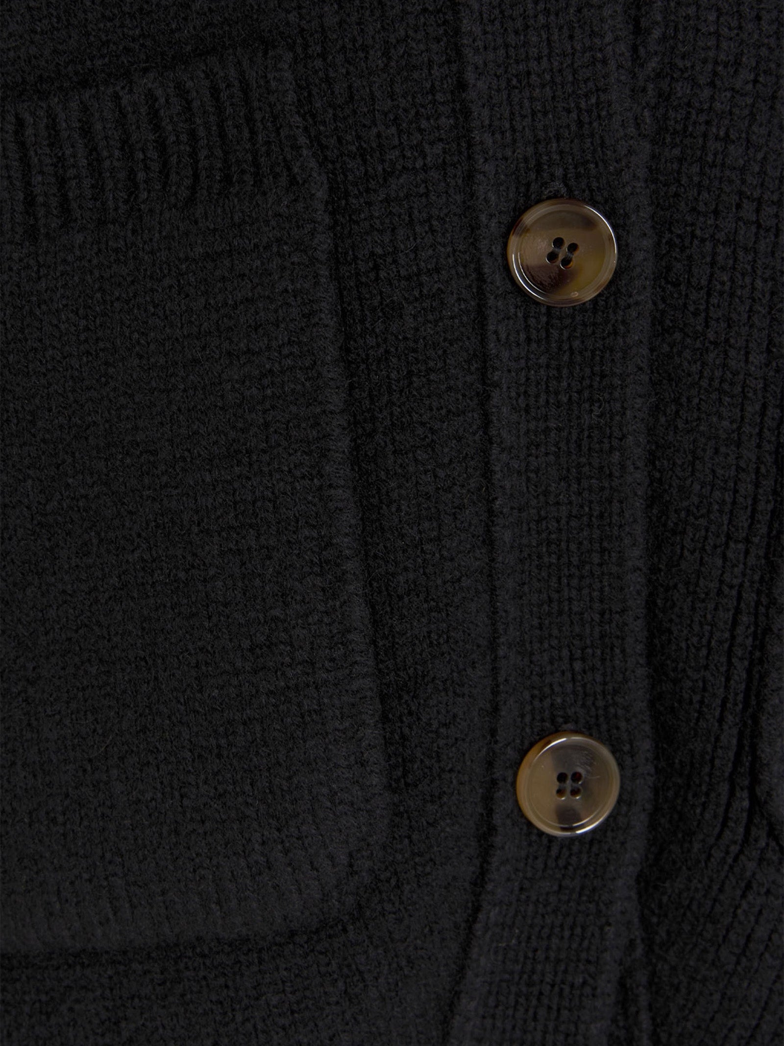 Khaite Black Cashmere Cardigan