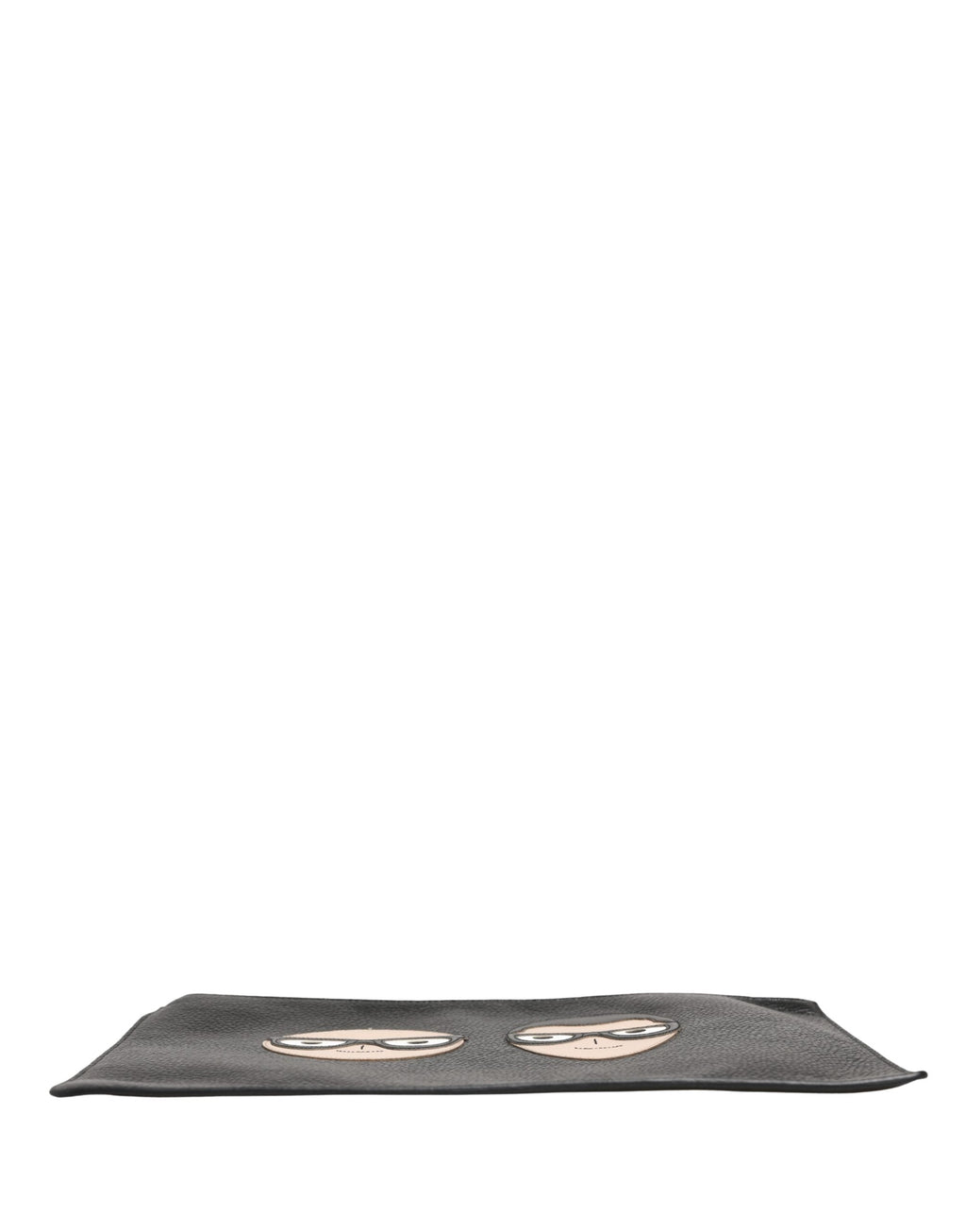 Dolce & Gabbana Black #DGFamily Embellished Leather Clutch Borse Bag