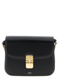 A.P.C. Black Cowhide Crossbody Bag